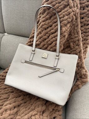 Dooney & Bourke Pebble Leather Saffiano Small Lexington